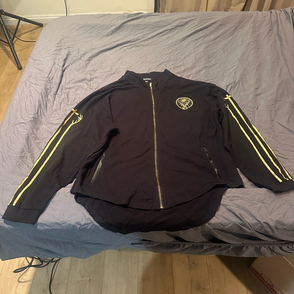 Jagermeister Black and Yellow Bomber Jacket